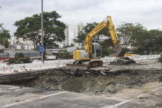 cratera-reaparece-na-marginal-tiete-um-mes-apos-reparo-e-interdita-pista
