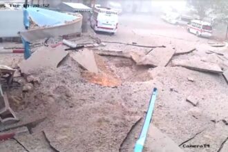 video-mostra-explosao-perto-de-hospital-em-gaza-apos-bombardeio-de-israel