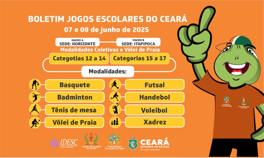 jogos-escolares-do-ceara-chega-a-3a-rodada-da-fase-macro-regional-neste-final-de-semana