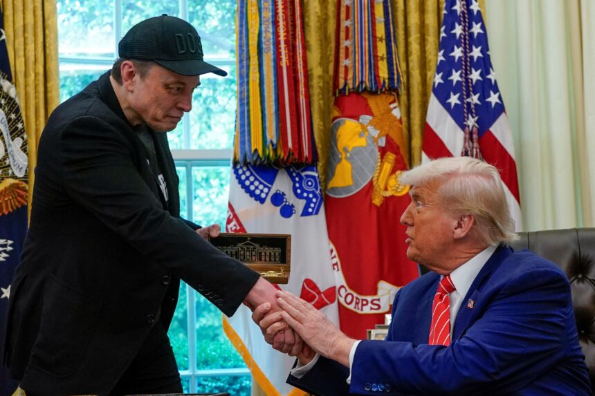 trump-diz-que-esta-‘desapontado’-com-elon-musk,-apos-criticas-do-bilionario-ao-governo-dos-eua
