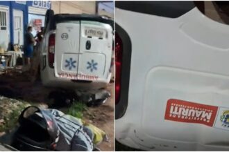 ambulancia-capota-ao-desviar-de-moto-em-rodovia-no-interior-do-ceara;-video