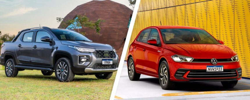 fiat-strada-lidera-vendas-em-2025,-mas-volkswagen-polo-vende-mais-em-maio-e-encosta;-veja-lista