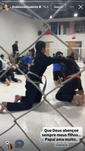 Postagem do secretário da prefeitura de Itumbiara, Thales Machado, antes de assassinar os dois filhos
